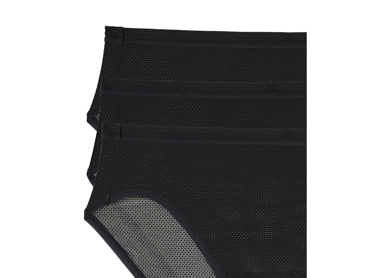 Women's Sheer Striped Bikini Panties, 3-Pack Set
