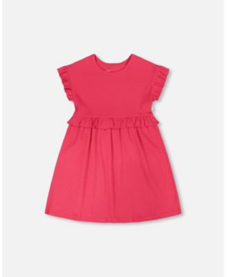 Girls Cotton Rib Dress