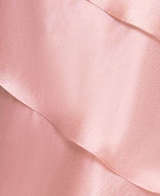 Women's Tiered Chiffon One-Shoulder Dress