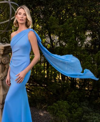 Women's One-Shoulder Maxi Dress