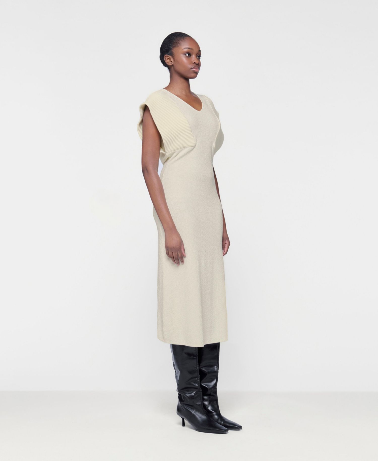 Women's Ribbed Maxi Knit Dress