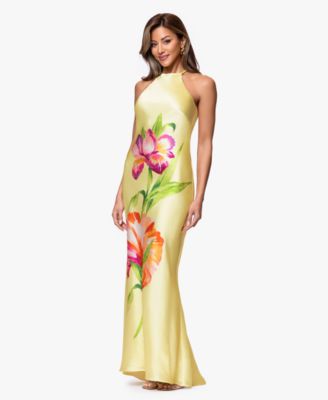 Women's Floral Print Gown