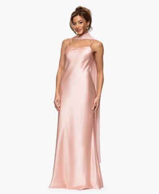 strapless open back dress Annie Dress in Light Pink – Ivy City Co main image 0