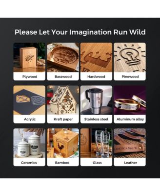 10W Laser Engraver Cutter with 15.7in x 15.7in Area, Dual-Beam & Touchscreen