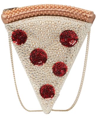 Embellished Pizza Slice Small Crossbody Bag