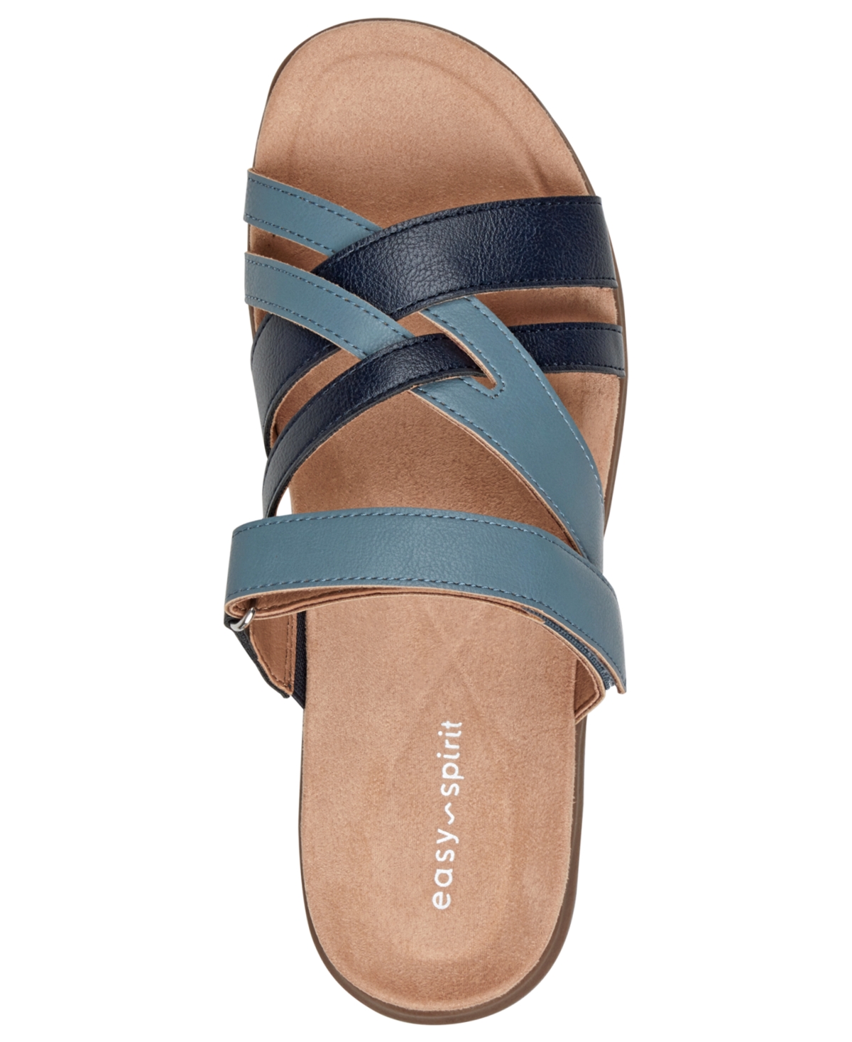 Easy Spirit Women's Waylin Strappy Flat Slip-On Sandals