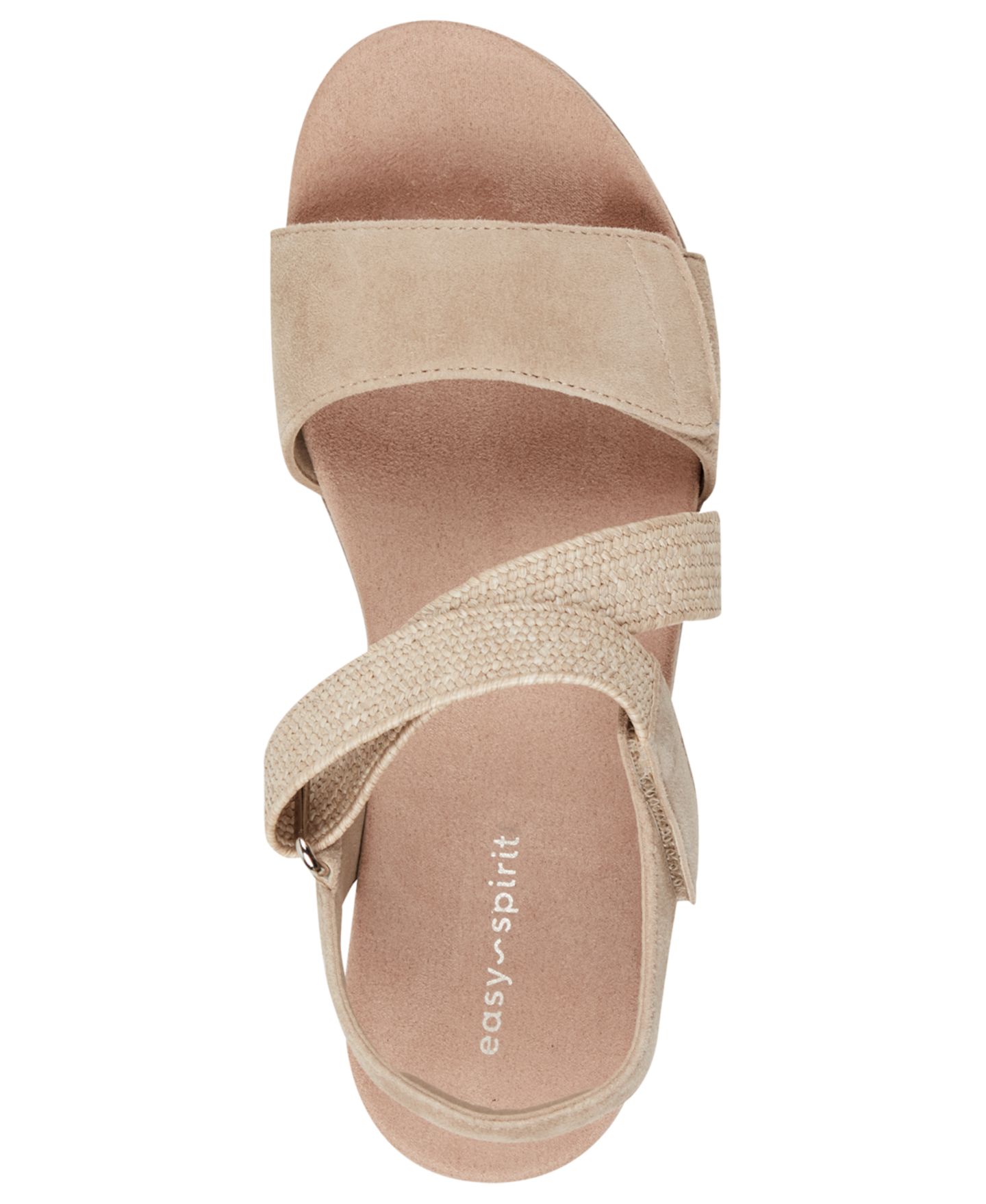 Женские сандалии Easy Spirit Hillary Woven Strappy Flat, цвет: Светлый натуральный — фото 4