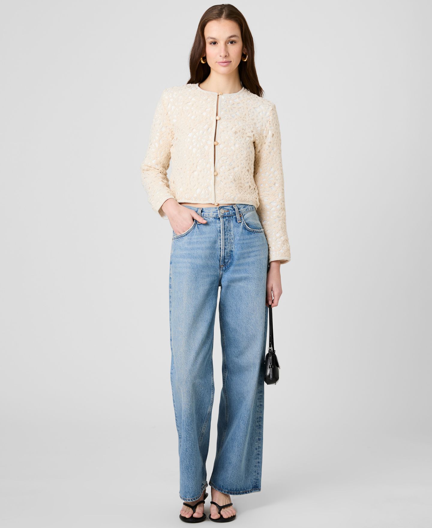 Женская куртка French Connection Textured Slim Fit, цвет: Белый — фото 2