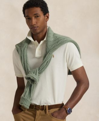 Men's Custom Slim-Fit  Mesh Polo Shirt