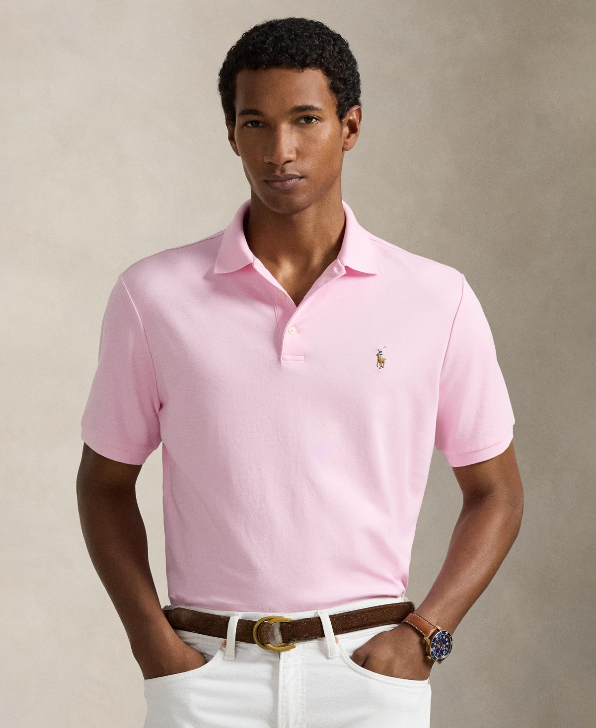 Polo Ralph Lauren Men's Custom Slim Fit Soft Cotton Shirt