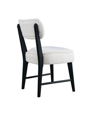 Wes Mid-Century Modern Boucle Upholstery Dining Chair (Set of 2)