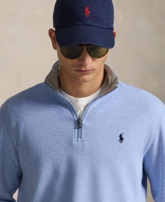 Men's Quarter-Zip Pull-On Sweater