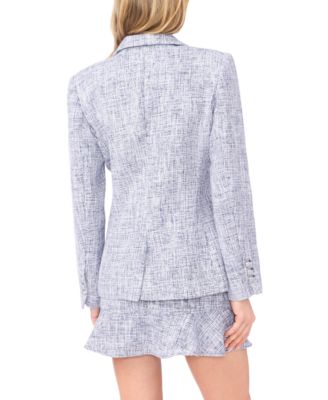 Women's Double-Breasted Collared Blazer