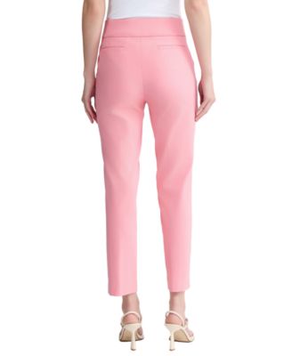 Women's Straight-Leg Pull-On Ankle Pants