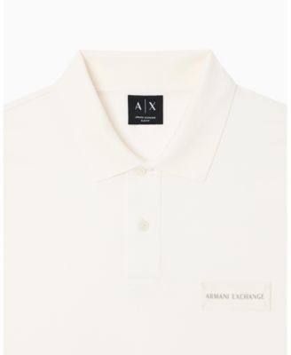 Men's White Edition Short Sleeve Pique Polo Shirt