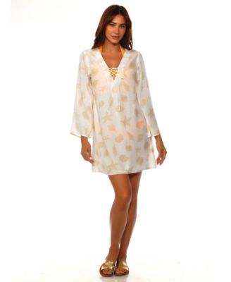 Women's Printed Tunic Cover-Up