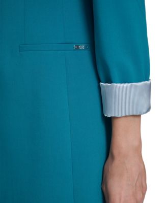 Women's Open-Front Roll Back Cuff Jacket