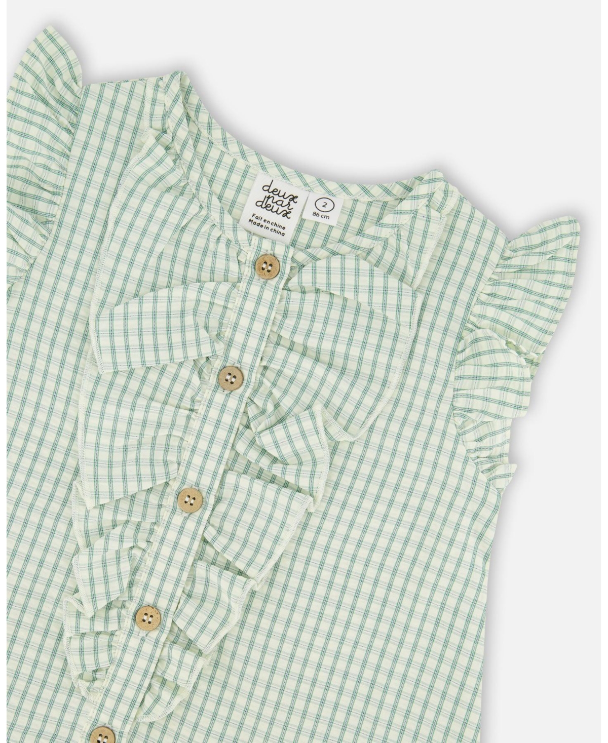 Deux par Deux Toddler Girls Plaid Poplin Dress