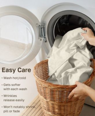 6 Piece Sheet Set with 4 Pillowcases - 400 Thread Count 100% Cotton Sateen - Deep Pocket