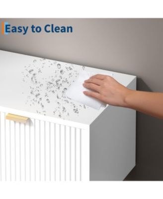 Shoe Storage Bench, 42" Wooden Storage Chest, 300 lb Capacity, Entryway Storage Ottoman Bench with Doors for Bedroom