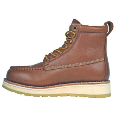 Men's Malibu 6 Inch Rust Soft Toe Work Boot
