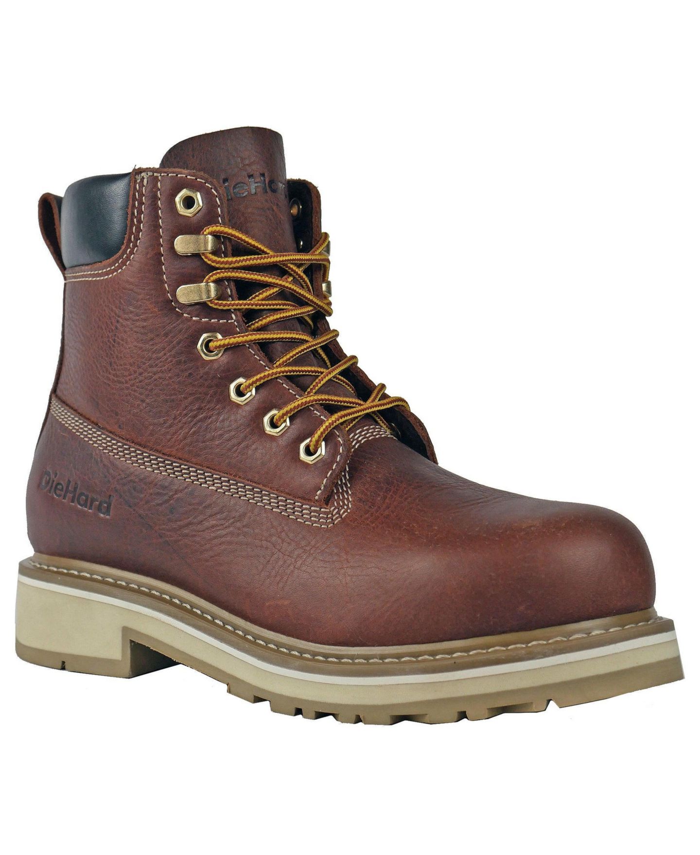 Мужские ботинки DieHard Crusader Composite Toe Waterproof Work Boot, цвет: Коричневый — фото 1