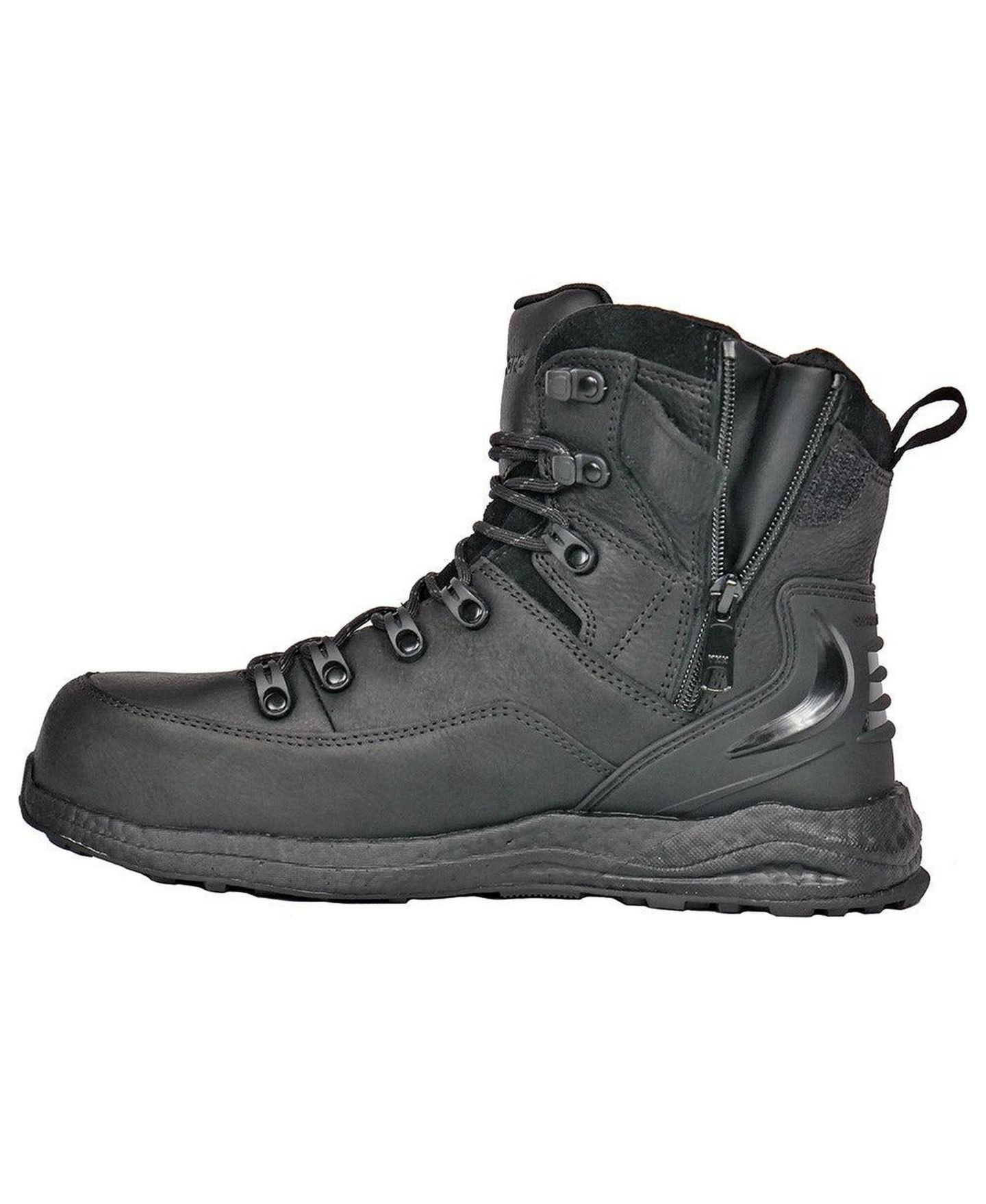 Мужские ботинки DieHard Ventura Soft Toe Side-Zipper Work Boot, цвет: Чёрный кожаный — фото 3