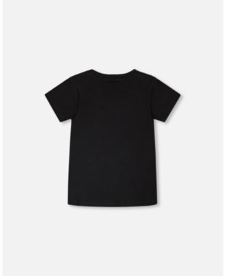 Toddler Boys Cotton Jersey T-Shirt with Dino Print - Toddler|Child