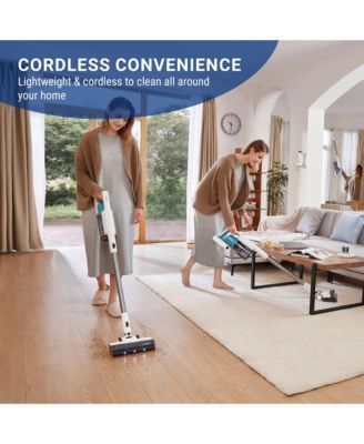 GO201 Cordless Stick Vacuum Multi Surface Cleaning on Carpets & Hard Floors