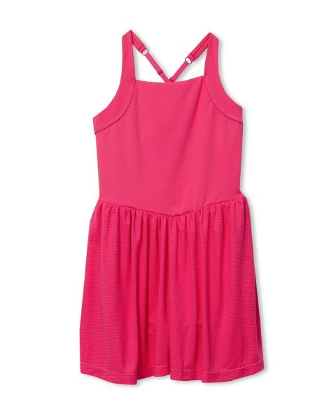 Платье Lands' End Active Tank Dress для девочек, цвет: Розовый