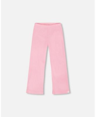 Big Girls Crinkle Jersey Leggings Pink