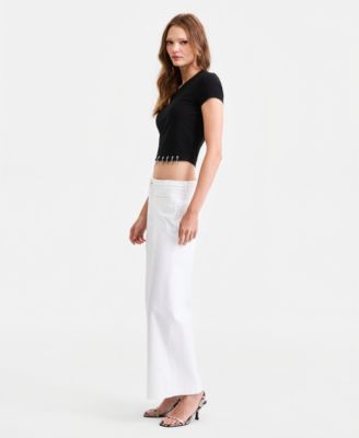 Women's Zoya Wide-Leg Crop Jeans