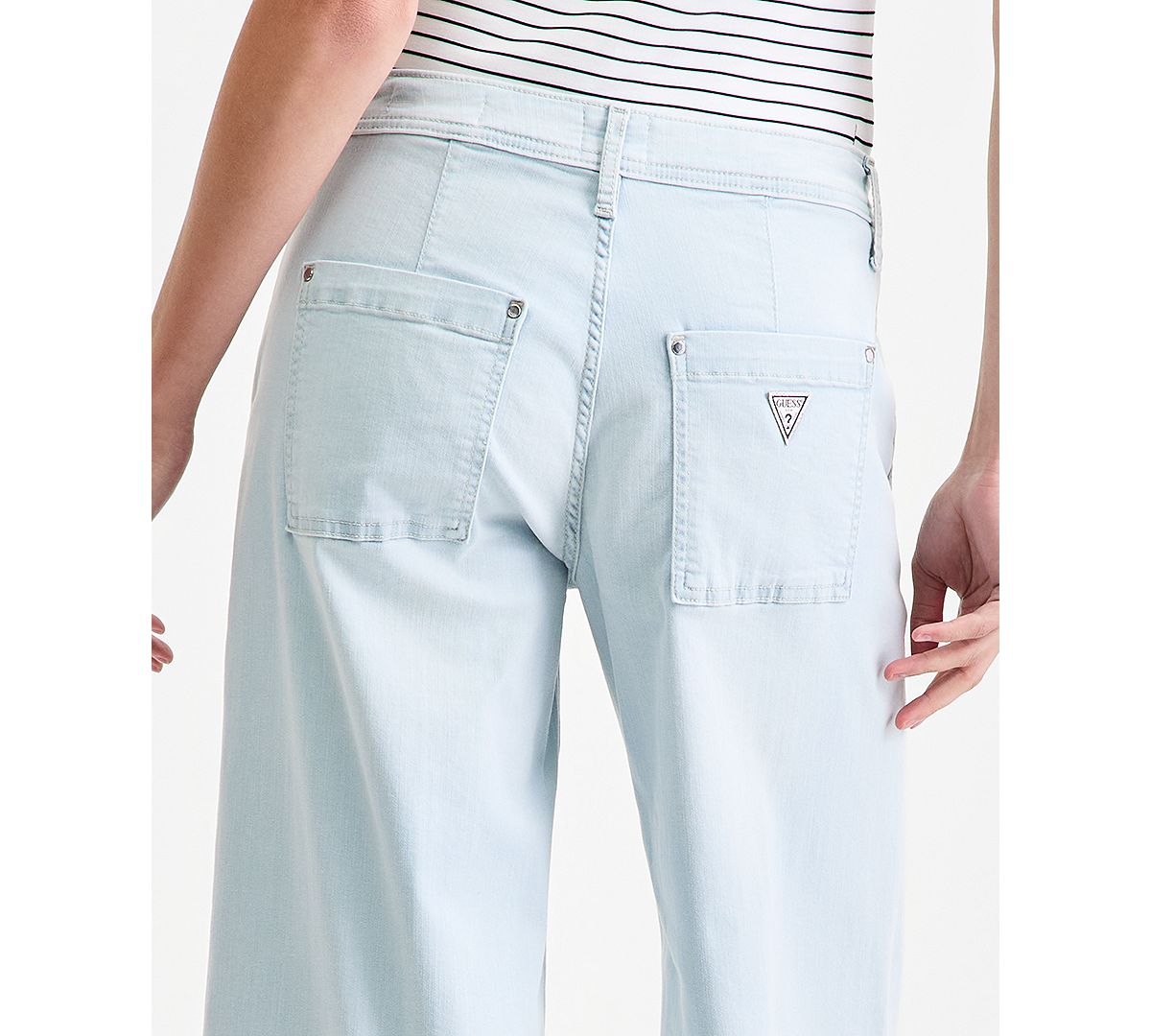 GUESS Women's Zoya Wide-Leg Jeans view 6 — MAYCSS fashion products