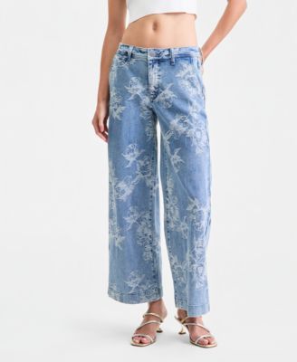 Women's Zoya Wide-Leg Crop Jeans