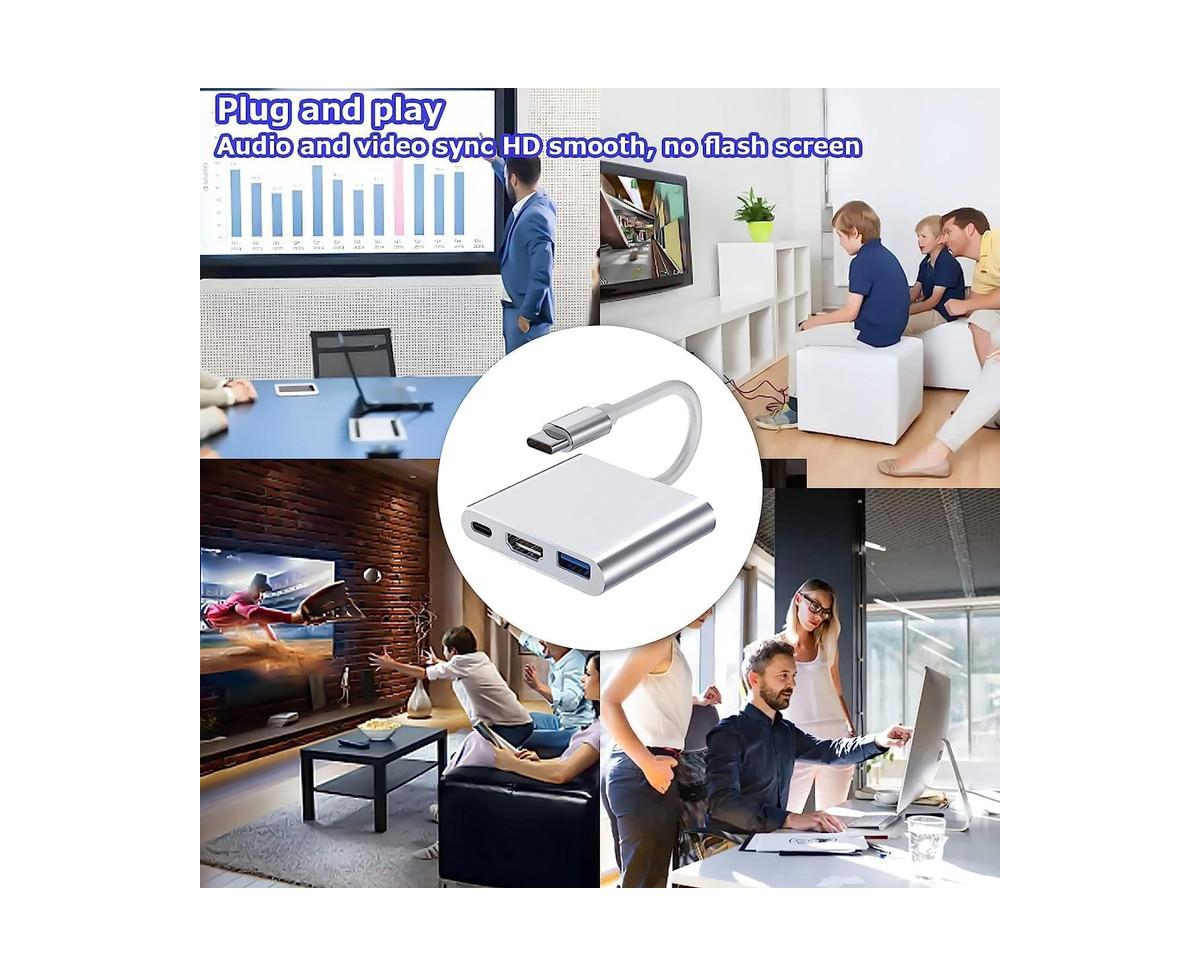 Risokeys Usb C to Hdmi Adapter