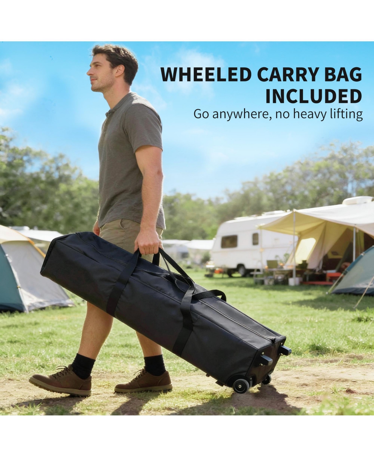 Outsunny 10x20 ft Pop Up Canopy Tent, Heavy Duty Outdoor Canopy,