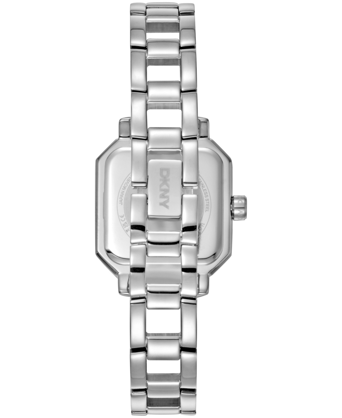 Dkny Women's Black Dial Open Link Stainless Steel Bracelet Watch, 27 x 27mm