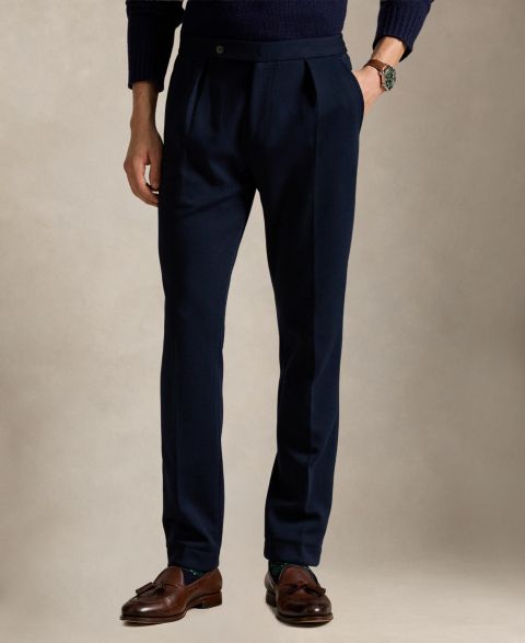 Мужские брюки Polo Ralph Lauren Double-Knit Suit Trouser, цвет: Тёмно-синий