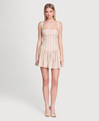 Women's Square Neck Mini Dress