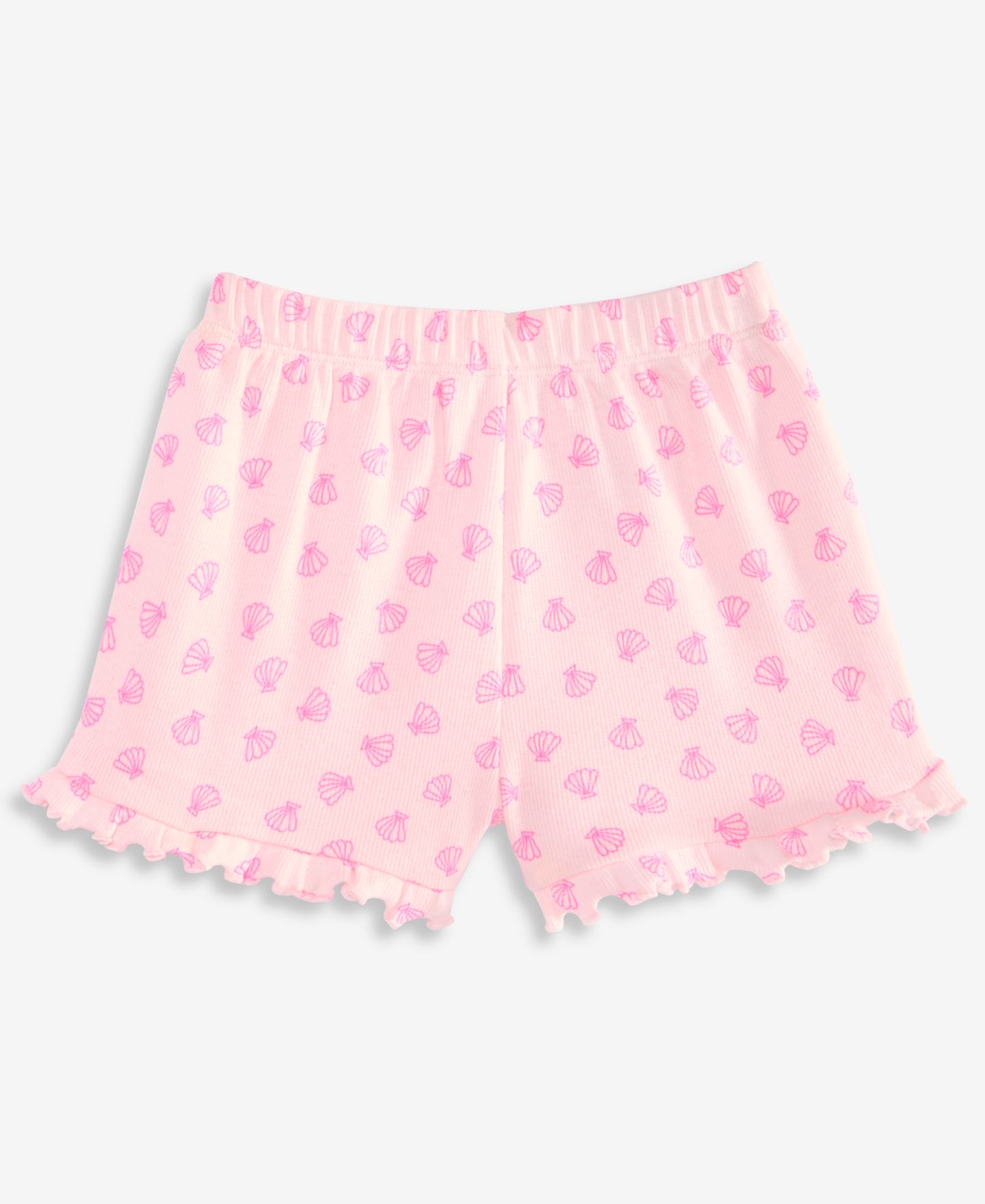 Шорты First Impressions Mix & Match Shell-Print Ribbed Shorts для девочек-малышей — фото 2