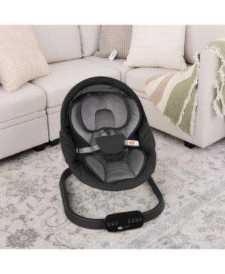Baby Comfort Cocoon Smart Swing 0–24 Months with 5 Speeds, Remote & TUYA Control, Dual-Climate Seat Pad & 3 Point Harness