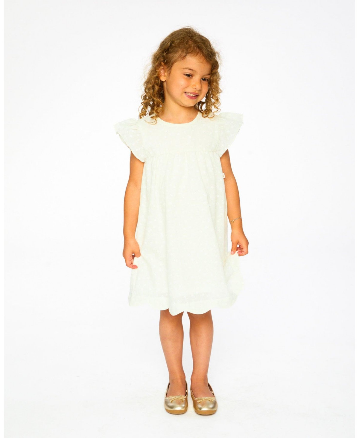 Deux par Toddler Girls Printed Poplin Dress