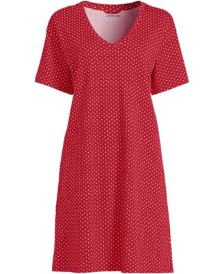 Plus Size Cotton Interlock Relaxed Above the Knee Nightgown