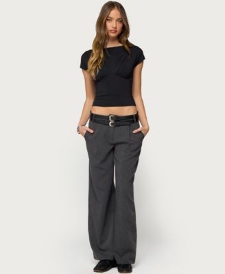 Women's Leonah Ruched Boat Neck Top