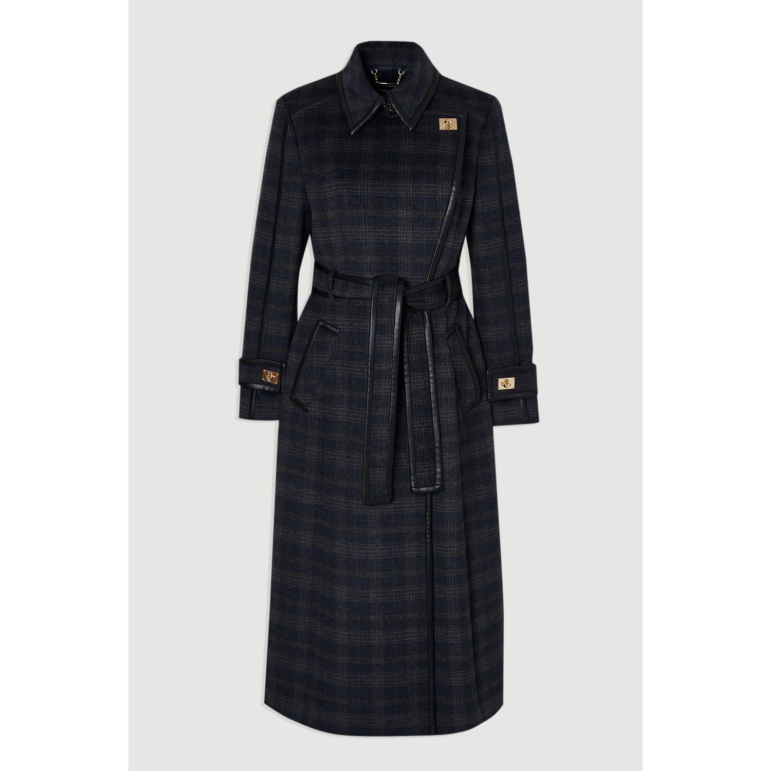 Women's Double Breasted Belted Midi Coat