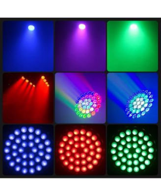 360W RGBW Moving Head Stage Light with Auto Zoom, Full DMX Control for Events & Performances