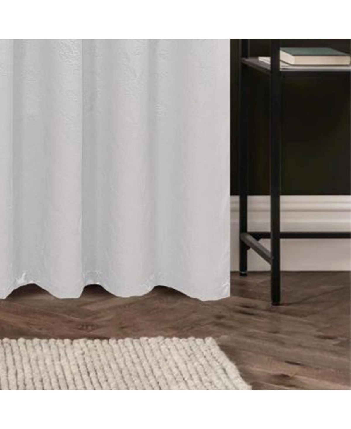 Olivia Gray 100% Polyester 200 Gsm Arlo Embossed Blackout Grommet Curtain