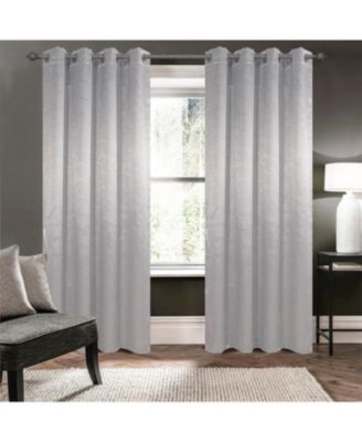 100% Polyester 200 GSM Arlo Embossed Blackout Grommet Curtain Panel 54" x 84"