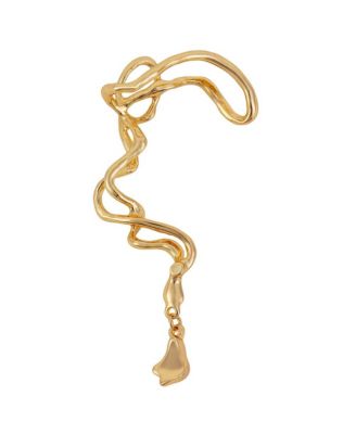 Women's The Tangle-Drop Cuff Earrings - California Gold