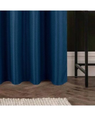 100% Polyester 250 GSM Basket Weave Ian Luxury Jacquard Blackout Grommet Curtain Panel 54" x 90"